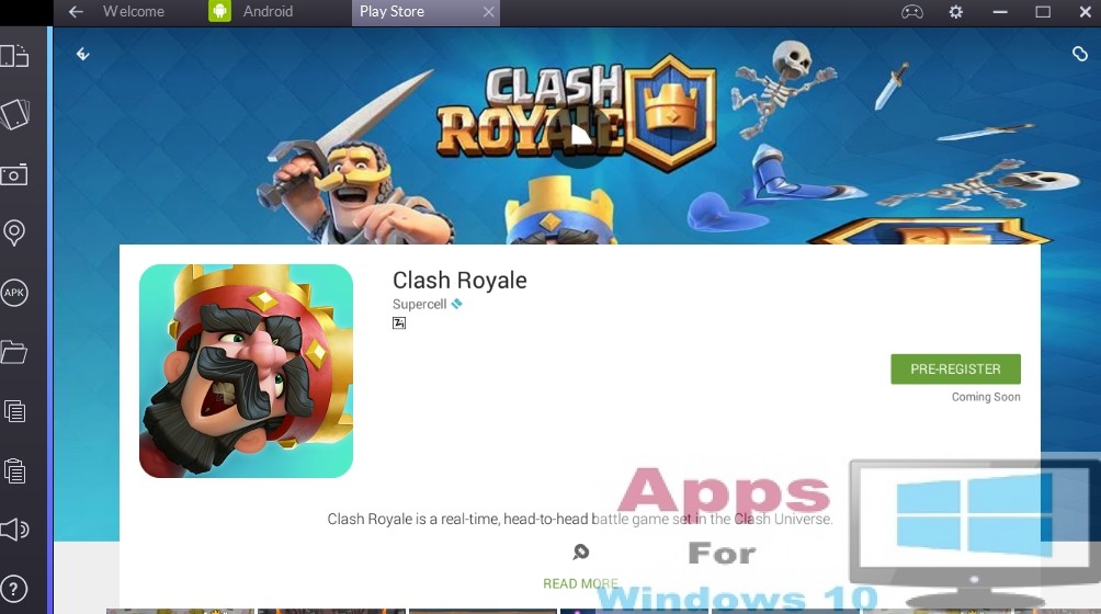 clash royale emulator for mac